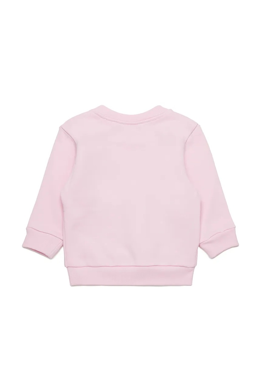 Бавовняна кофта для немовлят Marni MS319B SWEAT-SHIRT колір рожевий з принтом M01437