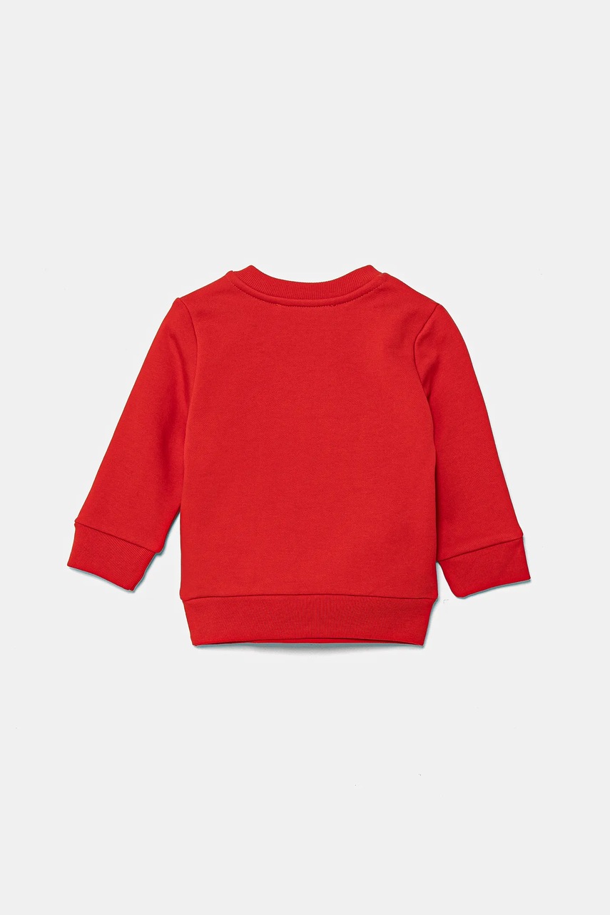 Бавовняна кофта для немовлят Marni MS319B SWEAT-SHIRT колір червоний з принтом M01437