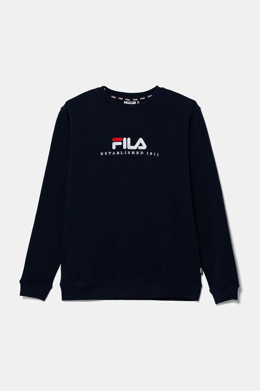 Fila bluza copii LOHBARBEK culoarea albastru marin, cu imprimeu, FAT0627