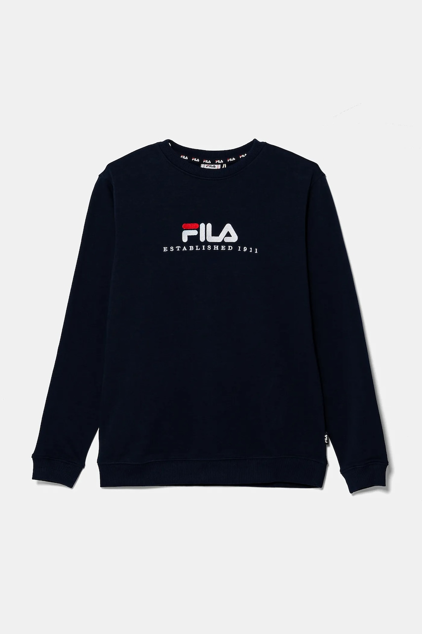 Fila bluza copii LOHBARBEK culoarea albastru marin, cu imprimeu, FAT0627