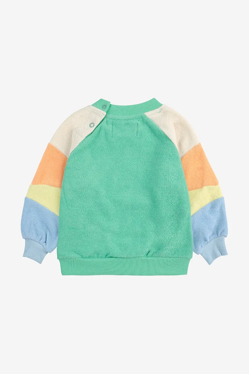 Кофта для младенцев Bobo Choses цвет зелёный узор 125AB028