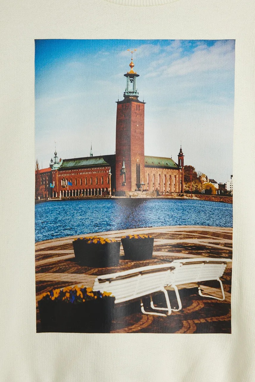 Παιδική βαμβακερή μπλούζα Mini Rodini City hall φωτογραφία