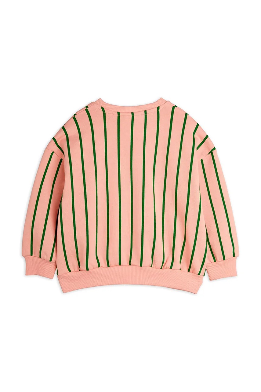 Детская хлопковая кофта Mini Rodini цвет оранжевый узор 2522014228