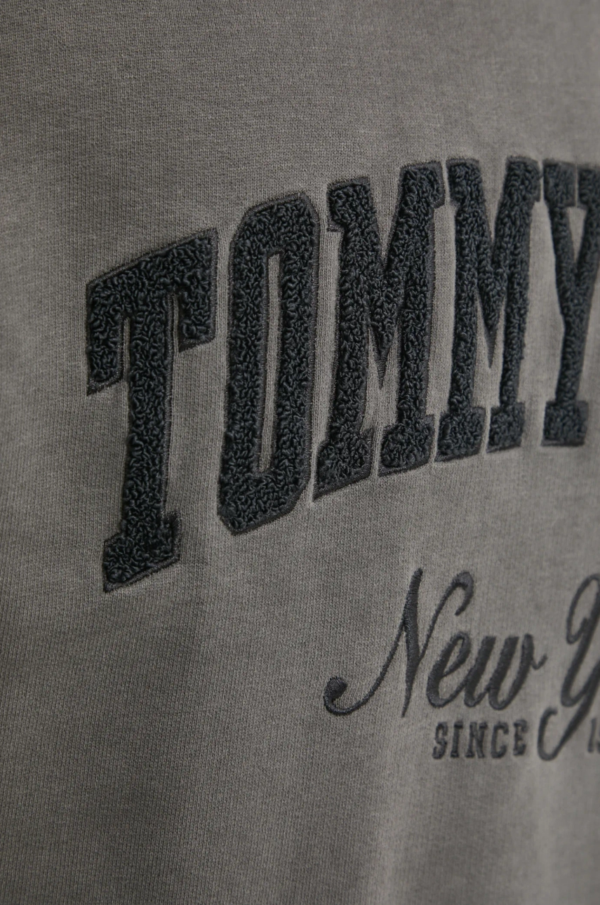 Bombažen Pulover Tommy Jeans Moški, Siva Barva, DM0DM20262