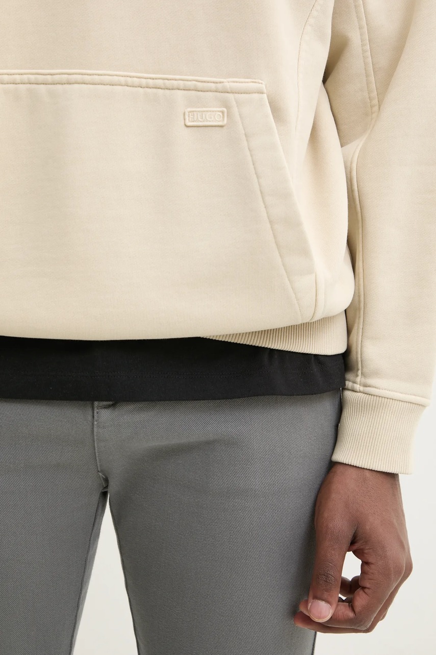 Βαμβακερή μπλούζα Hugo Blue φωτογραφία