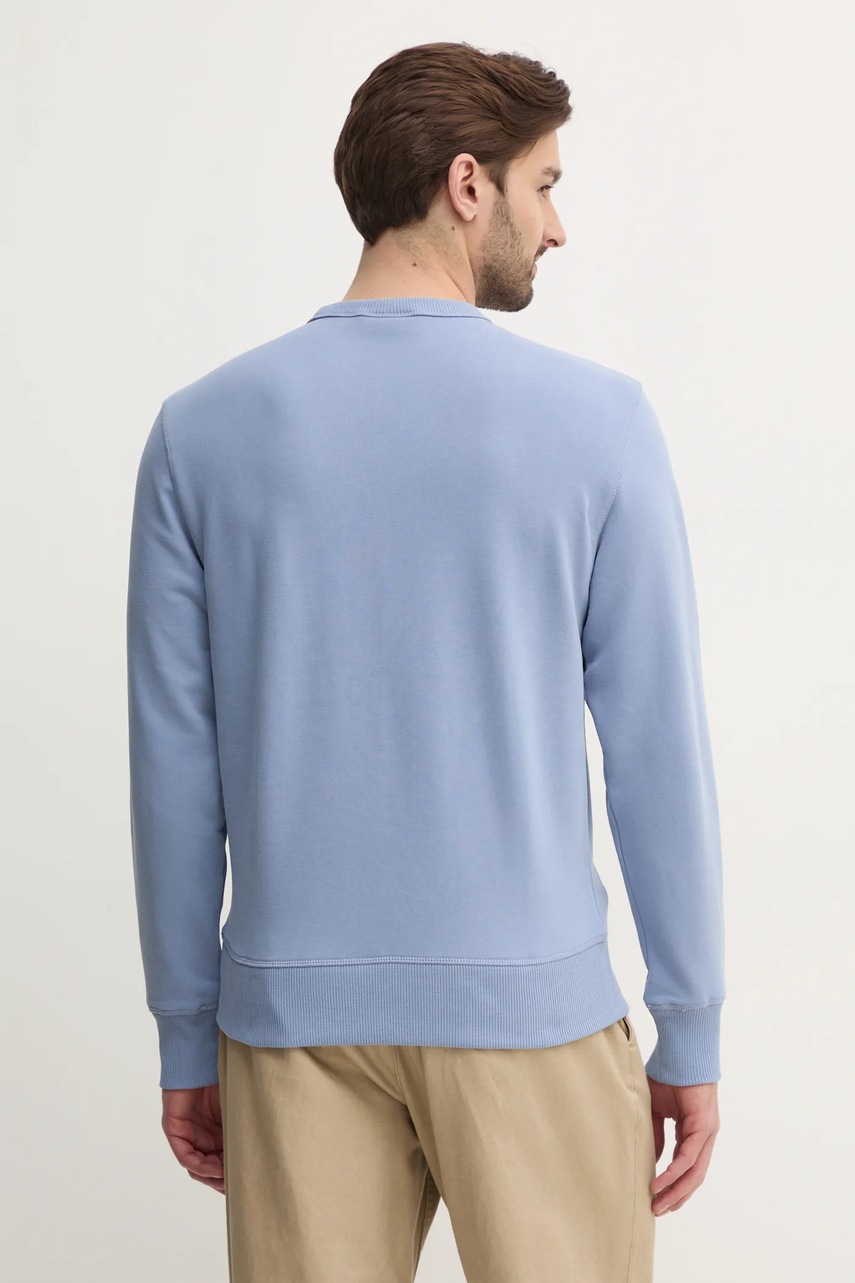 Бавовняна кофта Calvin Klein Jeans чоловіча колір чорний однотонна J30J327115 