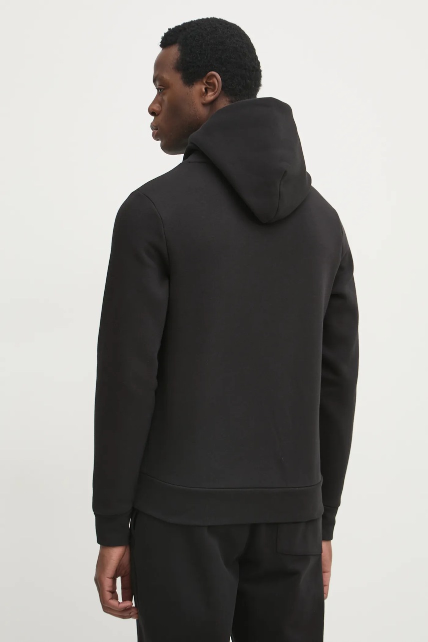 Кофта Calvin Klein чоловіча колір чорний з капюшоном з принтом K10K114338 