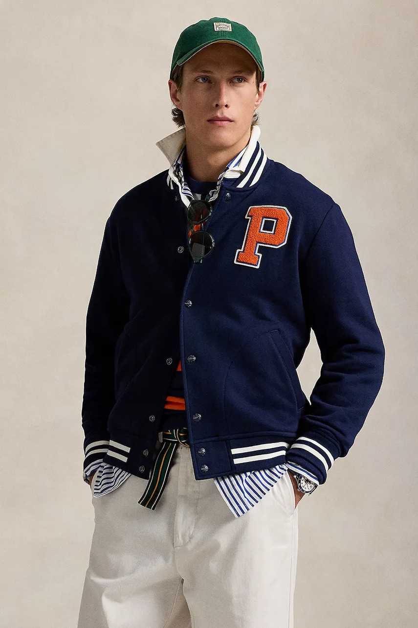 Levně Mikina Polo Ralph Lauren pánská, tmavomodrá barva, s aplikací, 710959022