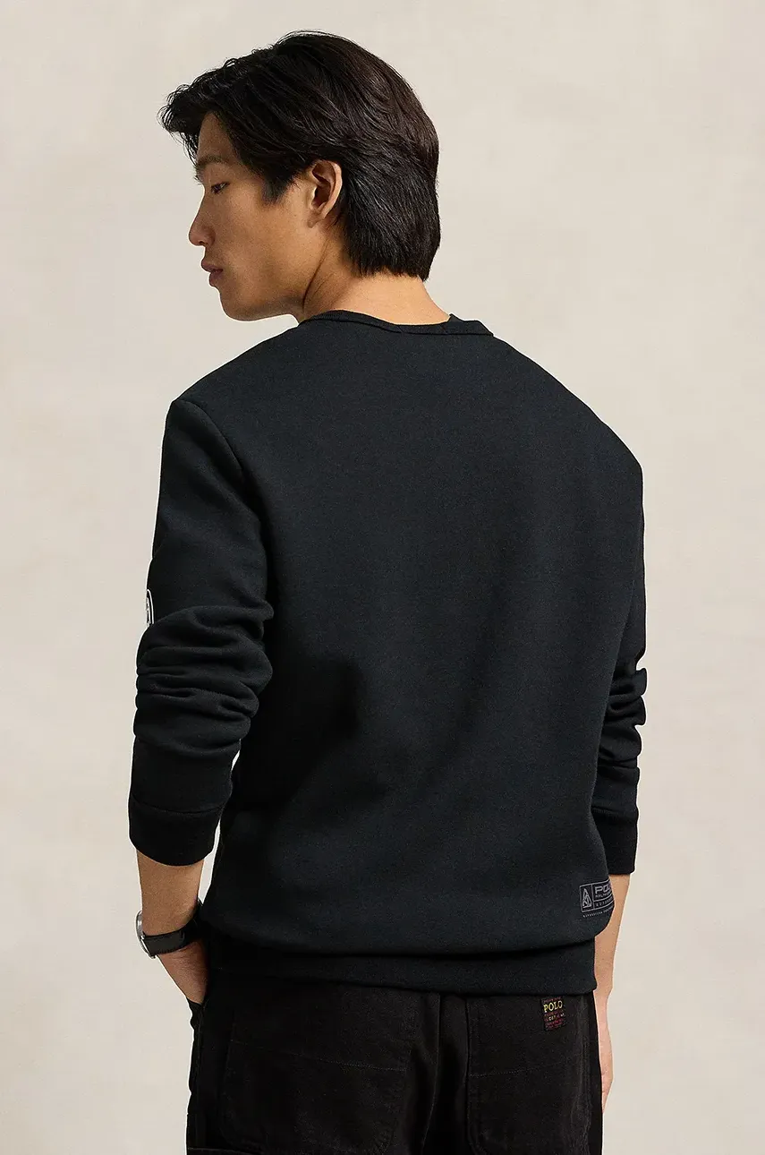 Кофта Polo Ralph Lauren мужская цвет чёрный с принтом 710959026 Кофта Polo Ralph Lauren мужская цвет чёрный с принтом 710959026