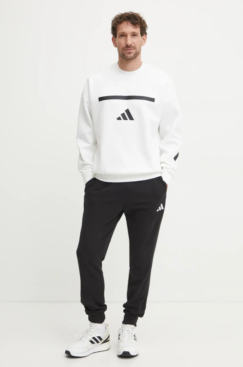 Кофта adidas Z.N.E. мужская цвет бежевый с принтом JF2451 Кофта adidas Z.N.E. мужская цвет бежевый с принтом JF2451
