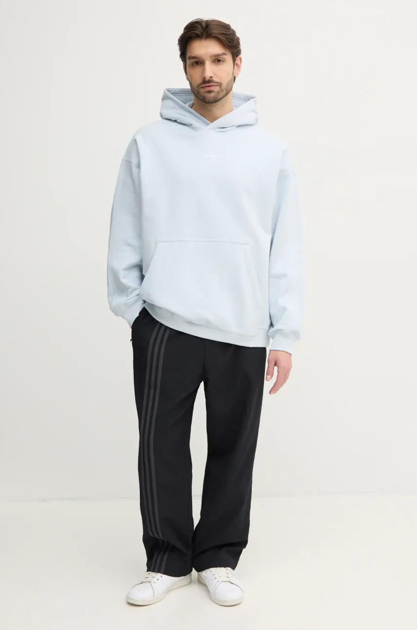 Хлопковая кофта adidas Originals Essential мужская с капюшоном однотонная JD3300 Хлопковая кофта adidas Originals Essential мужская с капюшоном однотонная JD3300