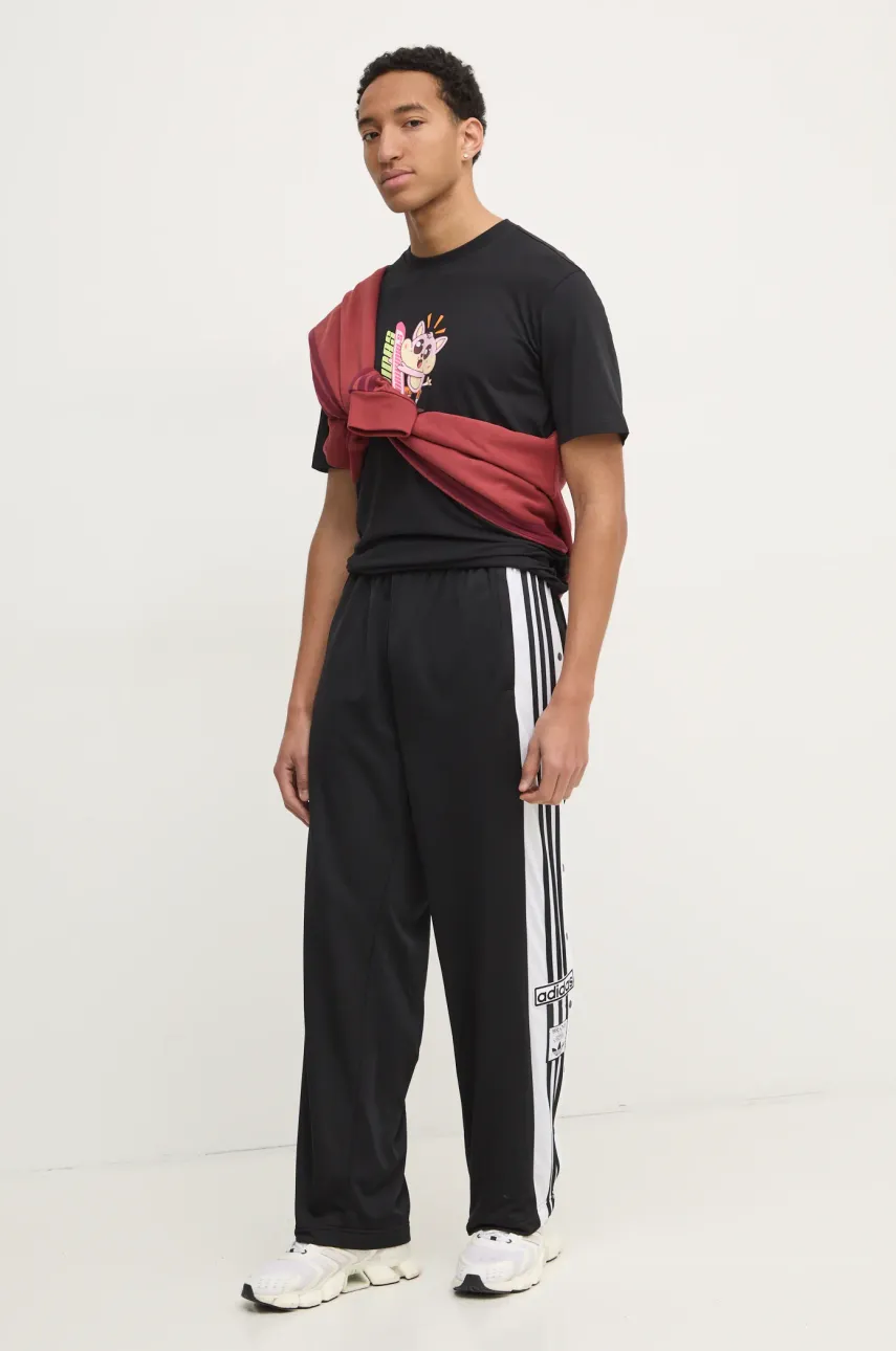 Кофта adidas Originals BAGGY HOODIE мужская цвет красный с капюшоном с аппликацией JP1072 Кофта adidas Originals BAGGY HOODIE мужская цвет красный с капюшоном с аппликацией JP1072