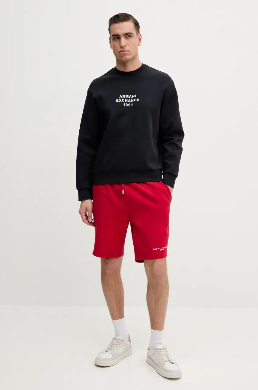 Кофта Armani Exchange мужская цвет синий с аппликацией XM000460 AF10818 Кофта Armani Exchange мужская цвет синий с аппликацией XM000460 AF10818