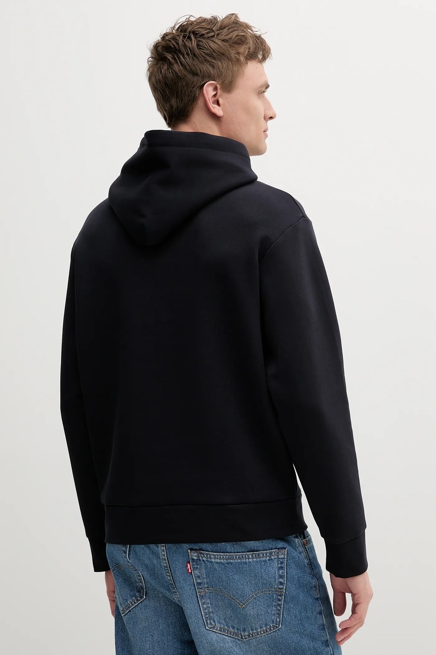 Кофта Armani Exchange цвет синий с капюшоном с принтом XM000482 AF10818 Кофта Armani Exchange цвет синий с капюшоном с принтом XM000482 AF10818