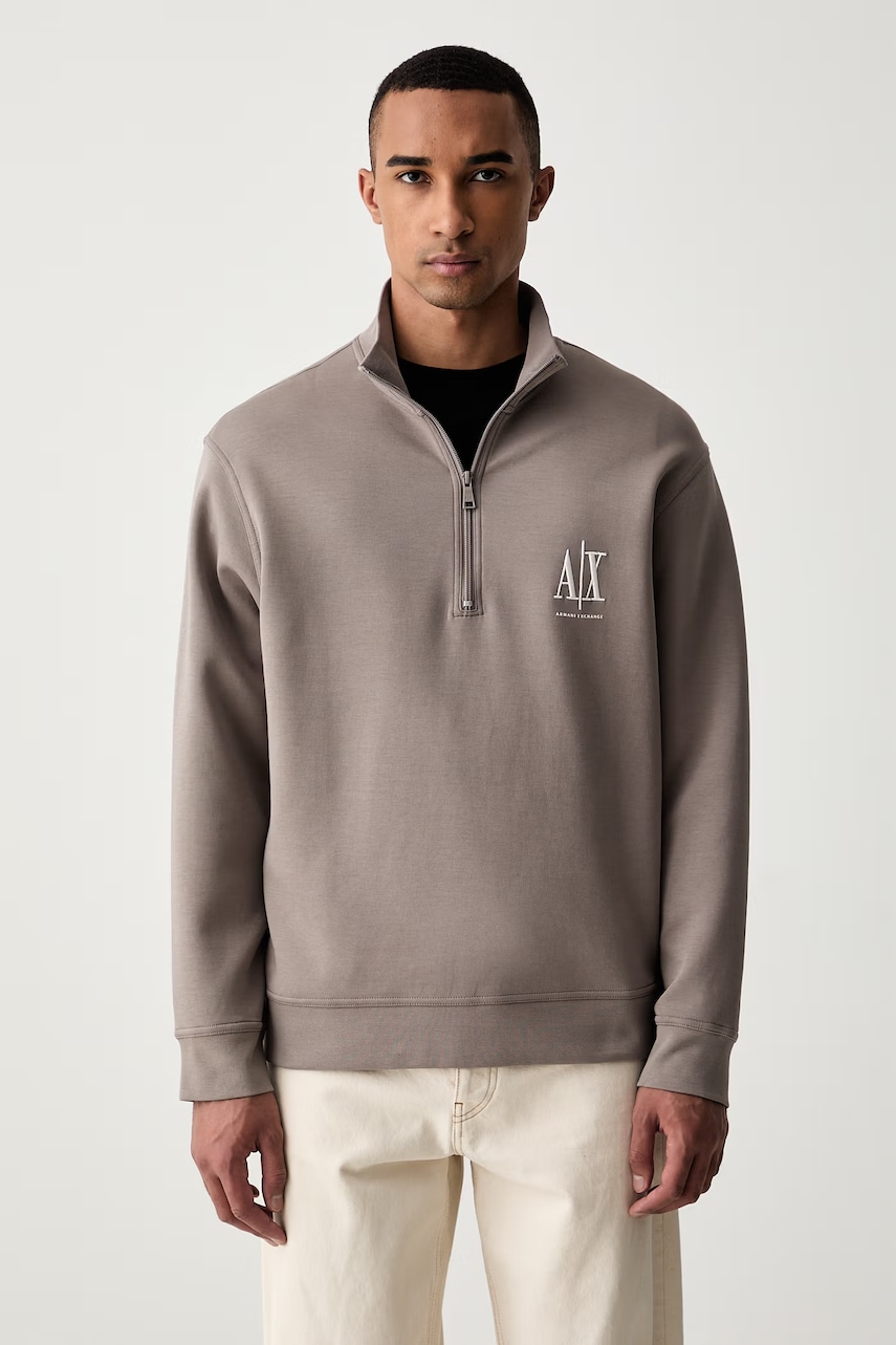 Armani Exchange hanorac pentru bărbați cu bumbac