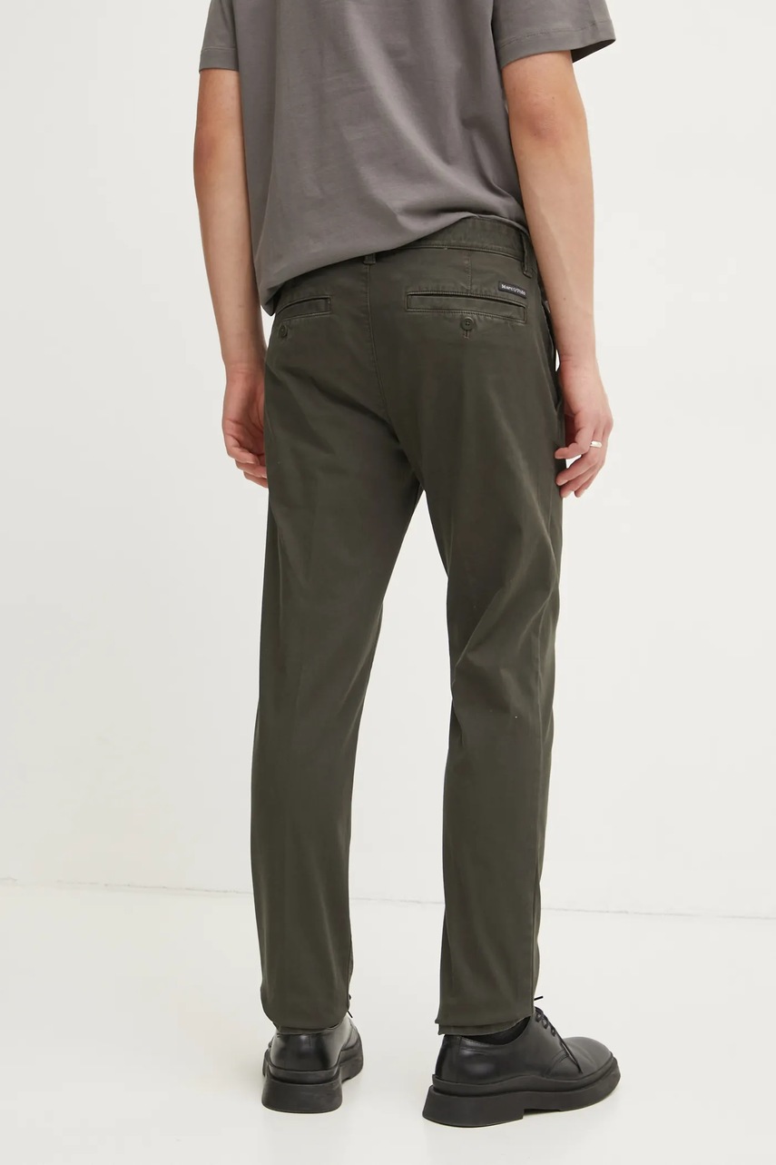 Штани Marc O`Polo чоловічі колір зелений фасон chinos 520010810064 