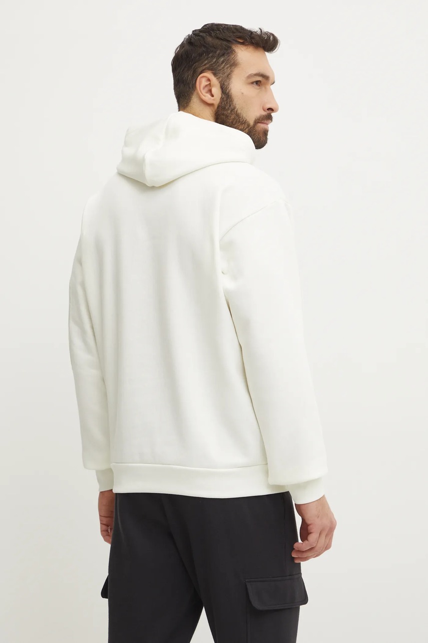 adidas felső City Escape bézs, férfi, nyomott mintás, kapucnis, JF3276 termék 2. képe
