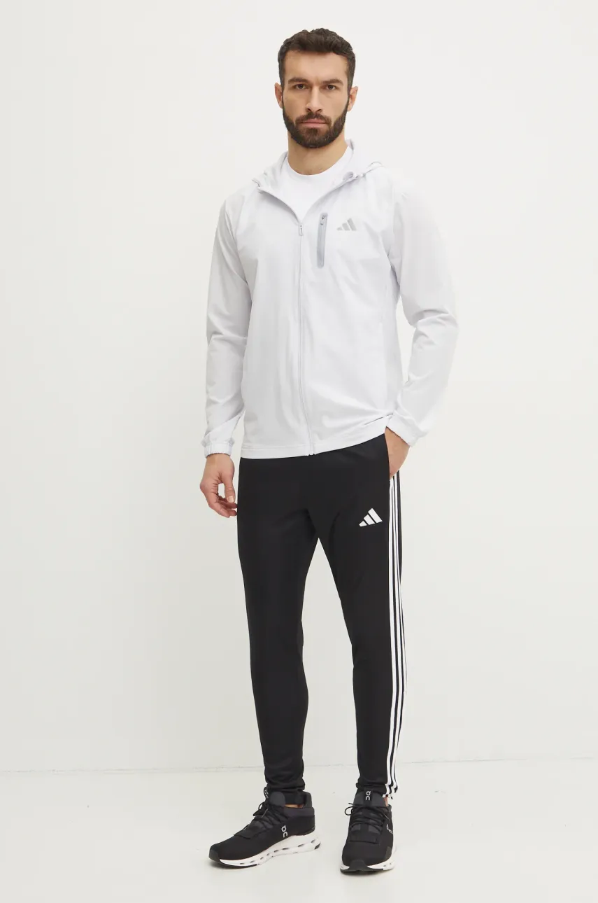 Куртка adidas M WV TT мужская цвет серый переходная JM2449 Куртка adidas M WV TT мужская цвет серый переходная JM2449