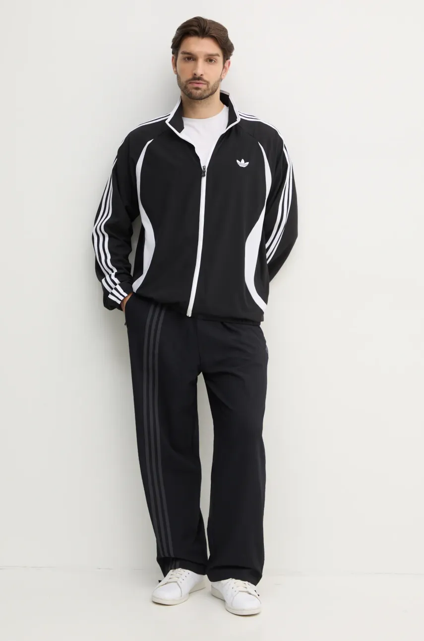 Кофта adidas Originals Teamgeist мужская цвет чёрный с аппликацией JC6227 Кофта adidas Originals Teamgeist мужская цвет чёрный с аппликацией JC6227