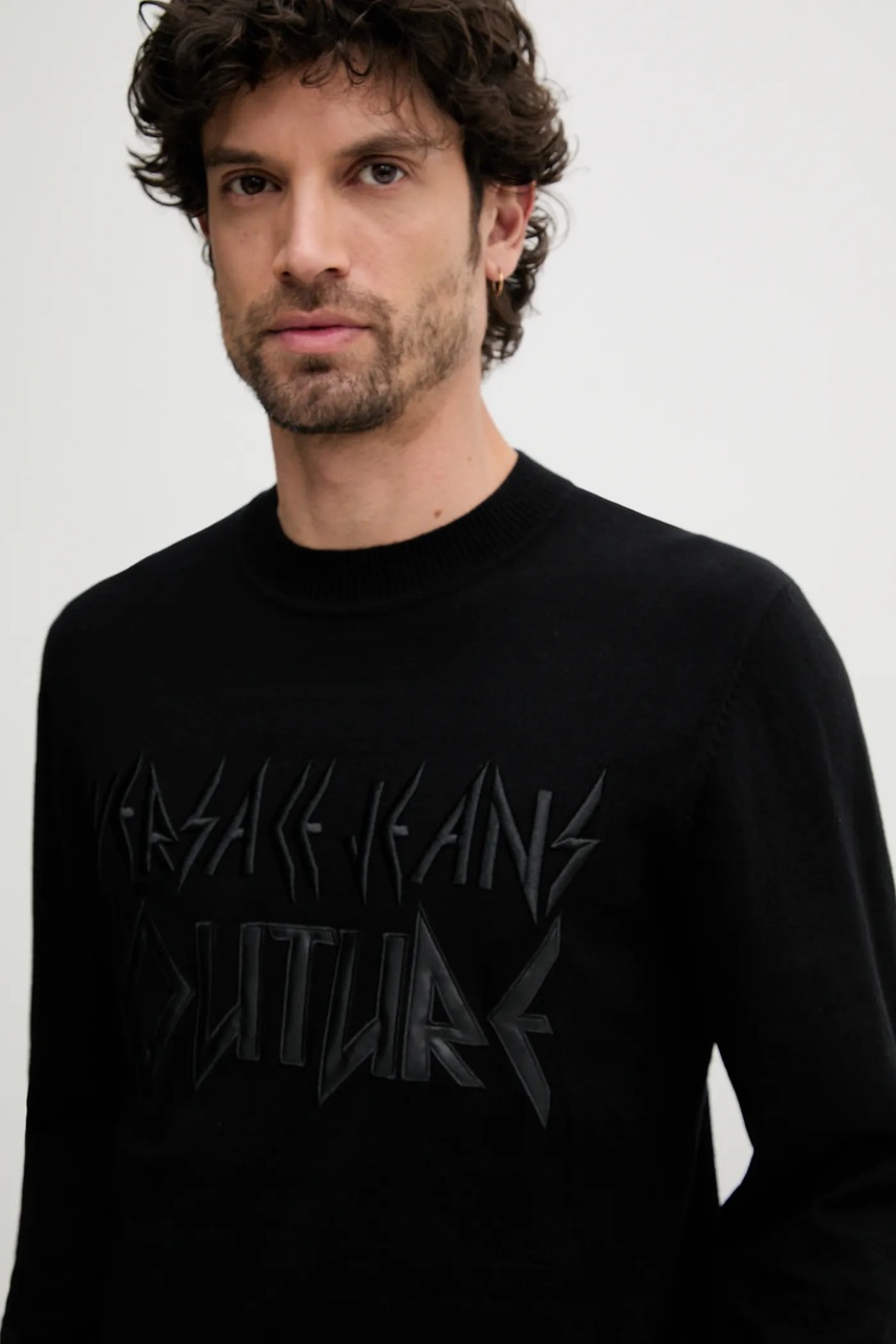 Svetr s příměsí kašmíru Versace Jeans Couture (obrázek 4)