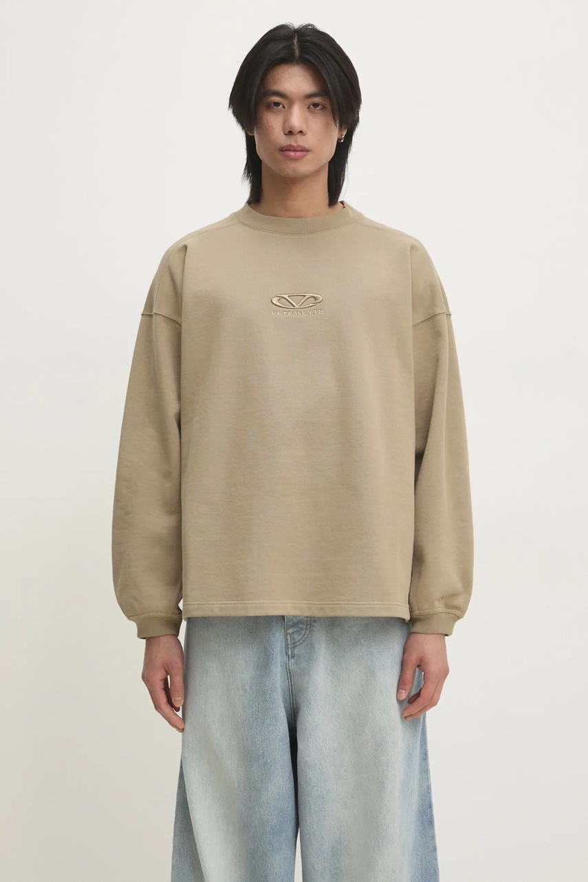 VETEMENTS bluza Oval Logo Cropped Boxy