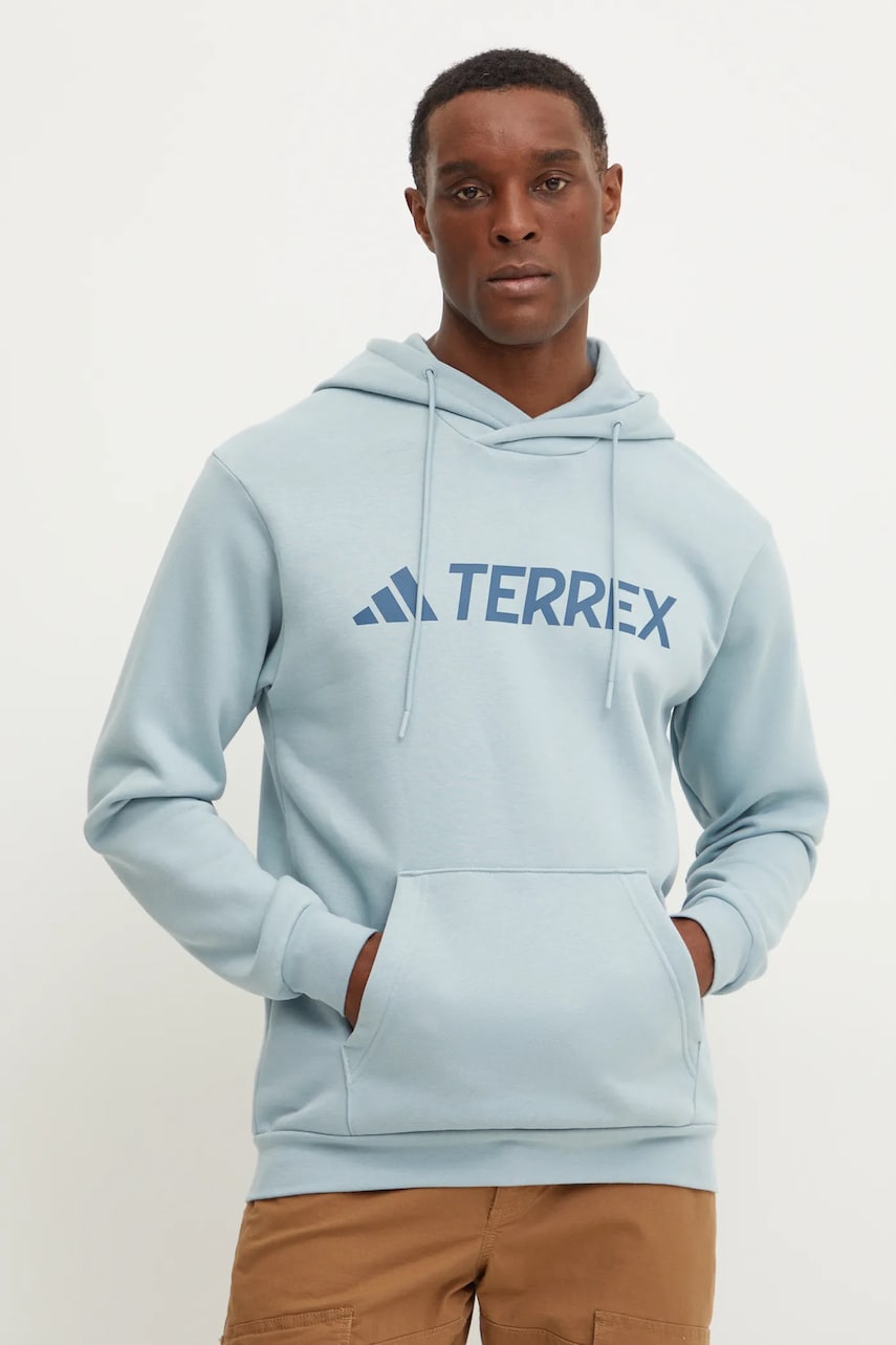 adidas TERREX bluză trening cu glugă, cu imprimeu, JH3277 adidas TERREX bluză trening cu glugă, cu imprimeu, JH3277