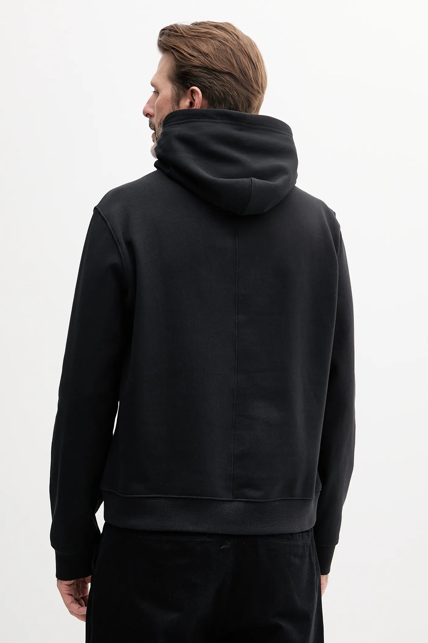 Кофта цвет чёрный с капюшоном с аппликацией LVGMS5W340