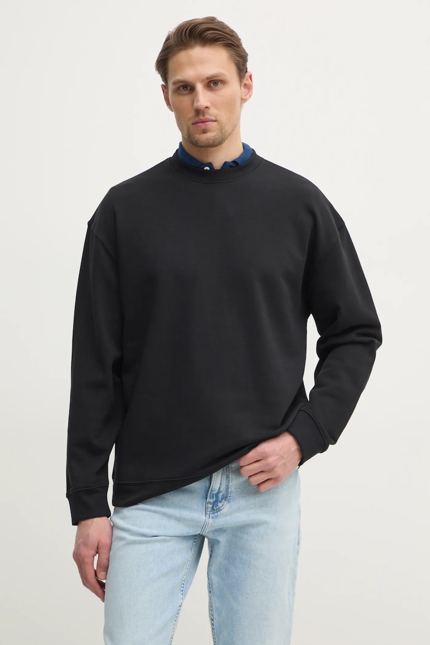 Lindbergh bluza barbati, culoarea negru, neted, 30-705150A Lindbergh bluza barbati, culoarea negru, neted, 30-705150A