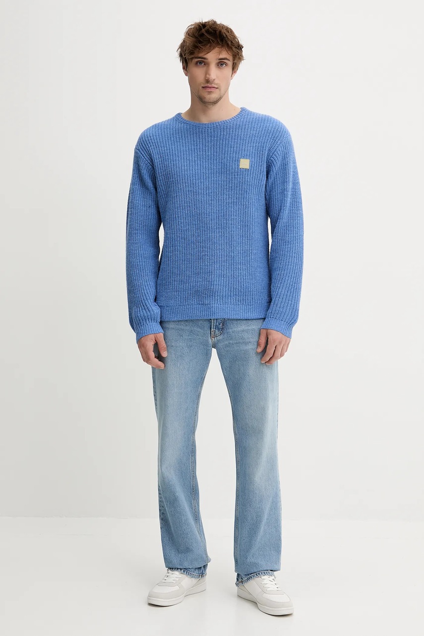 Свитер с примесью шерсти American Vintage цвет фиолетовый  MCRA18AE25