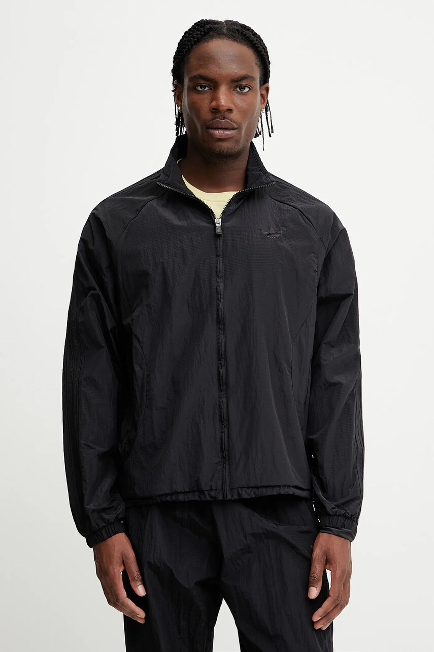 adidas Originals geacă culoarea negru, de tranzitie, JC6221