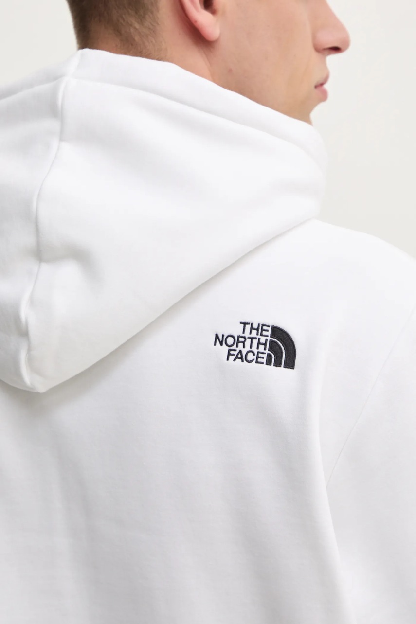 Μπλούζα The North Face Drew Peak χρώμα: μπεζ, με κουκούλα, NF0A89EMLA91 φωτογραφία