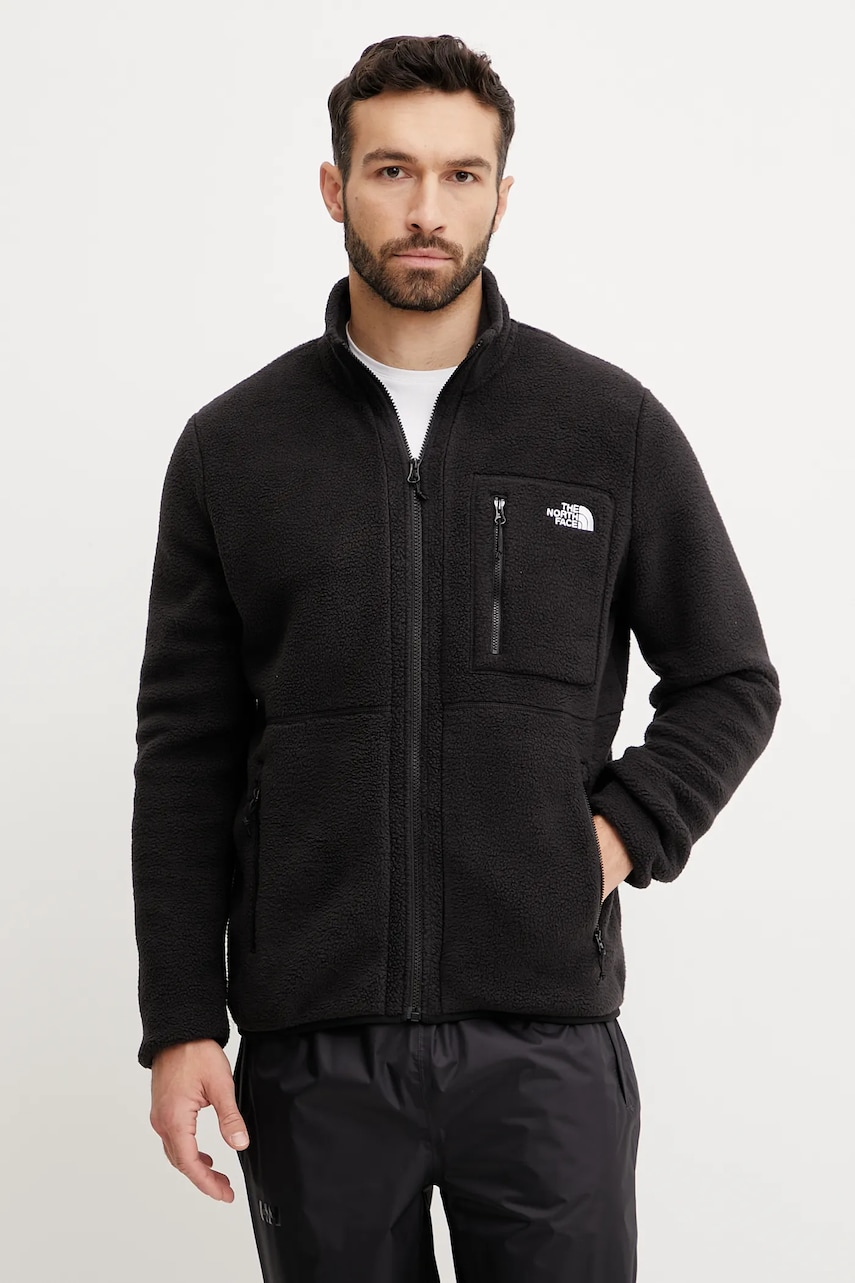 The North Face hanorac Yumiori culoarea negru, neted, NF0A883RKX81 The North Face hanorac Yumiori culoarea negru, neted, NF0A883RKX81