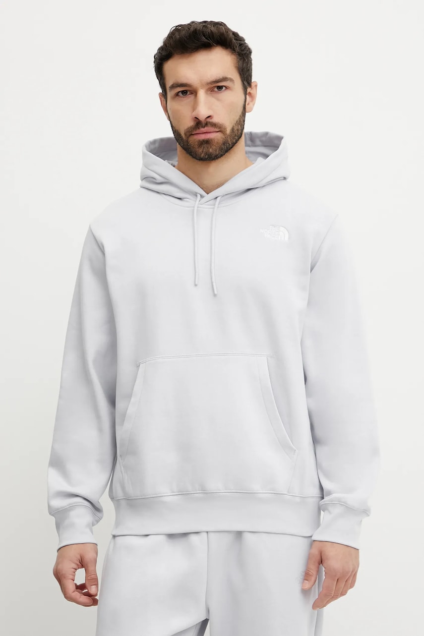 The North Face bluza Essential barbati, cu glugă, neted, NF0A89ES0TI1 The North Face bluza Essential barbati, cu glugă, neted, NF0A89ES0TI1