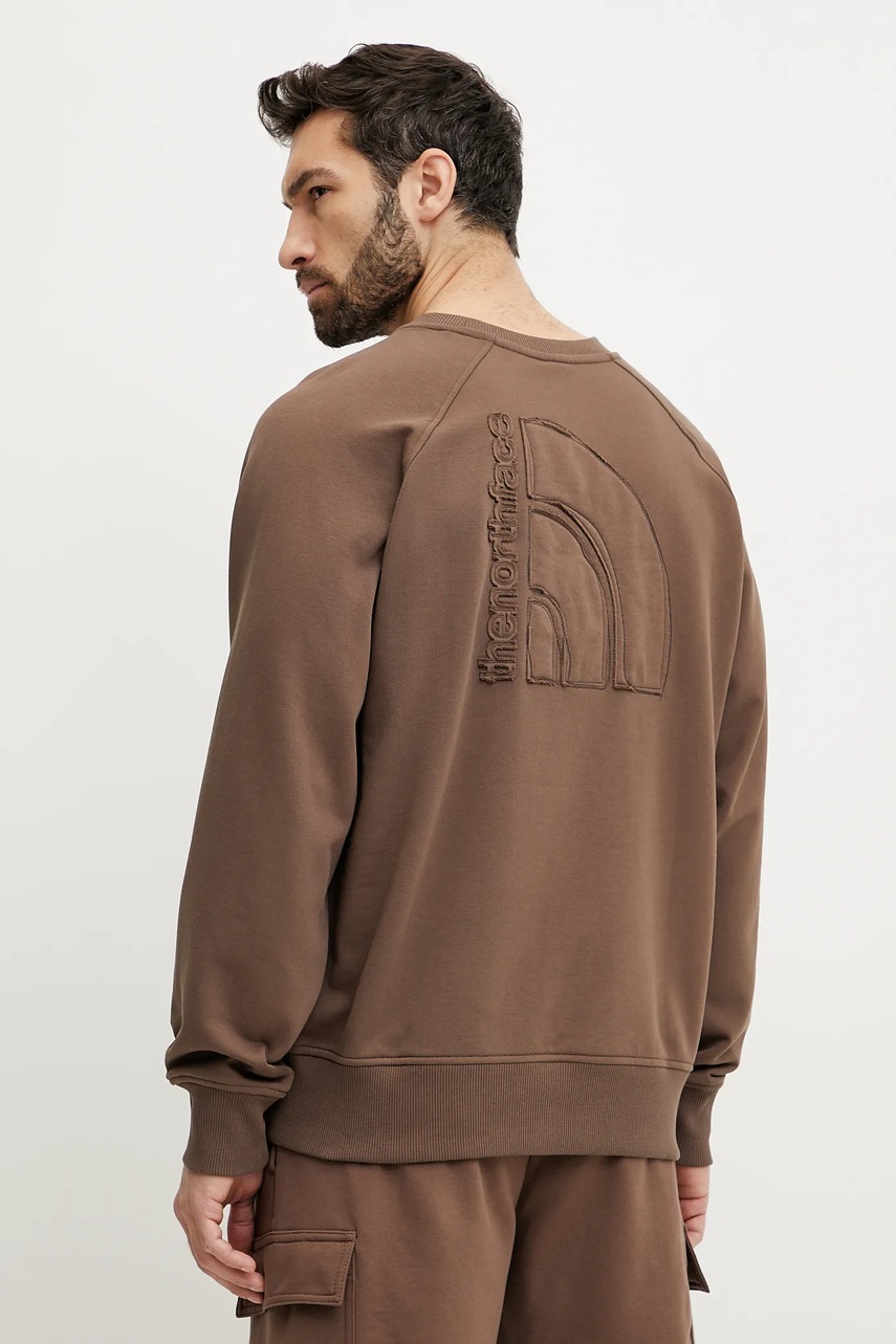 Bavlněná mikina The North Face Relaxed (obrázek 3)