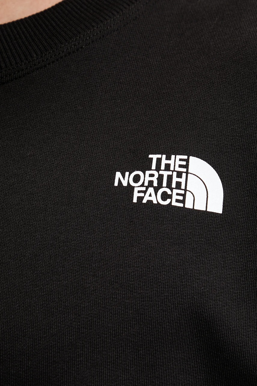 Βαμβακερή μπλούζα The North Face Nuptse Oversized φωτογραφία