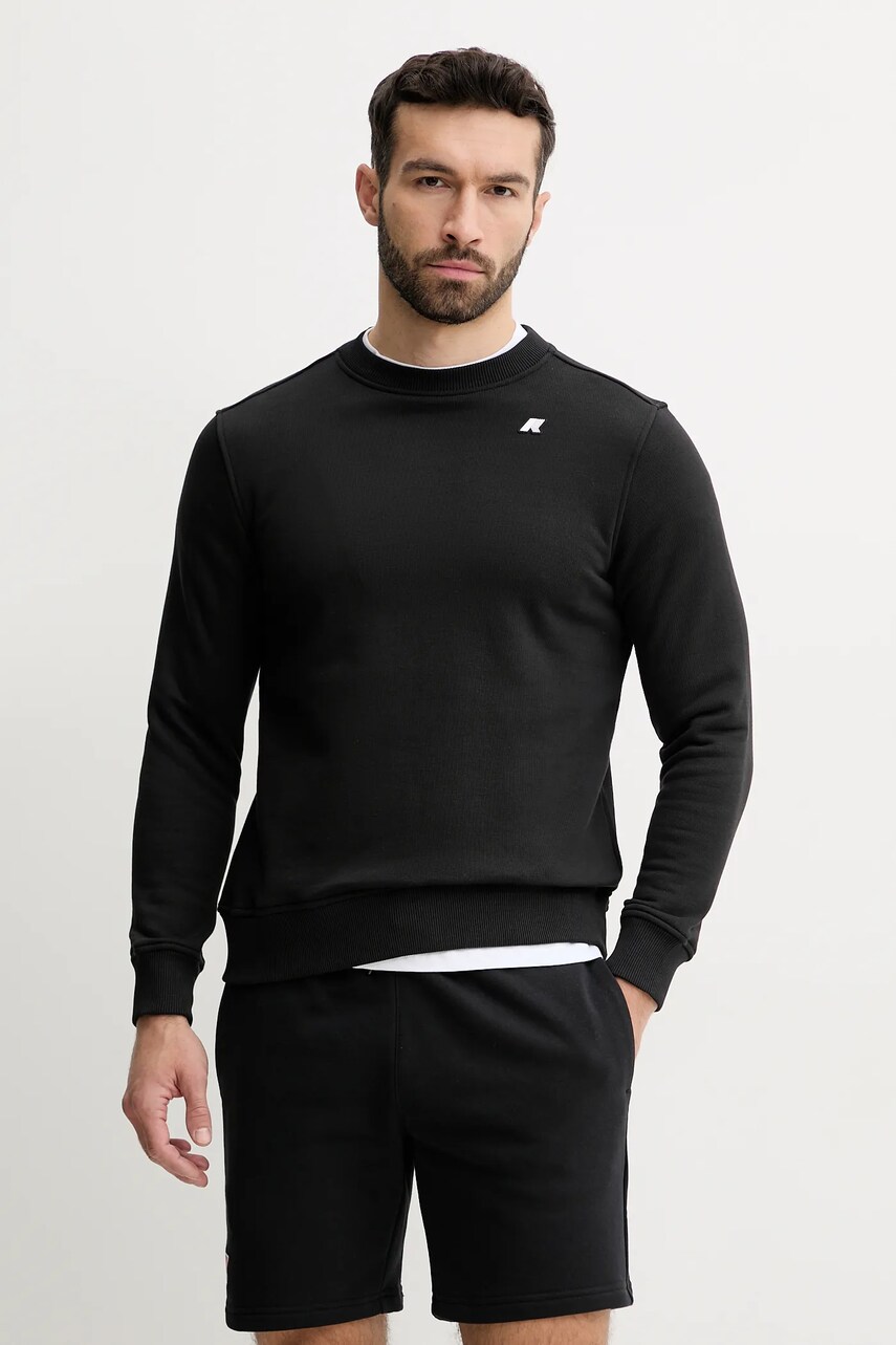 K-Way bluza barbati, culoarea negru, neted, K31363W