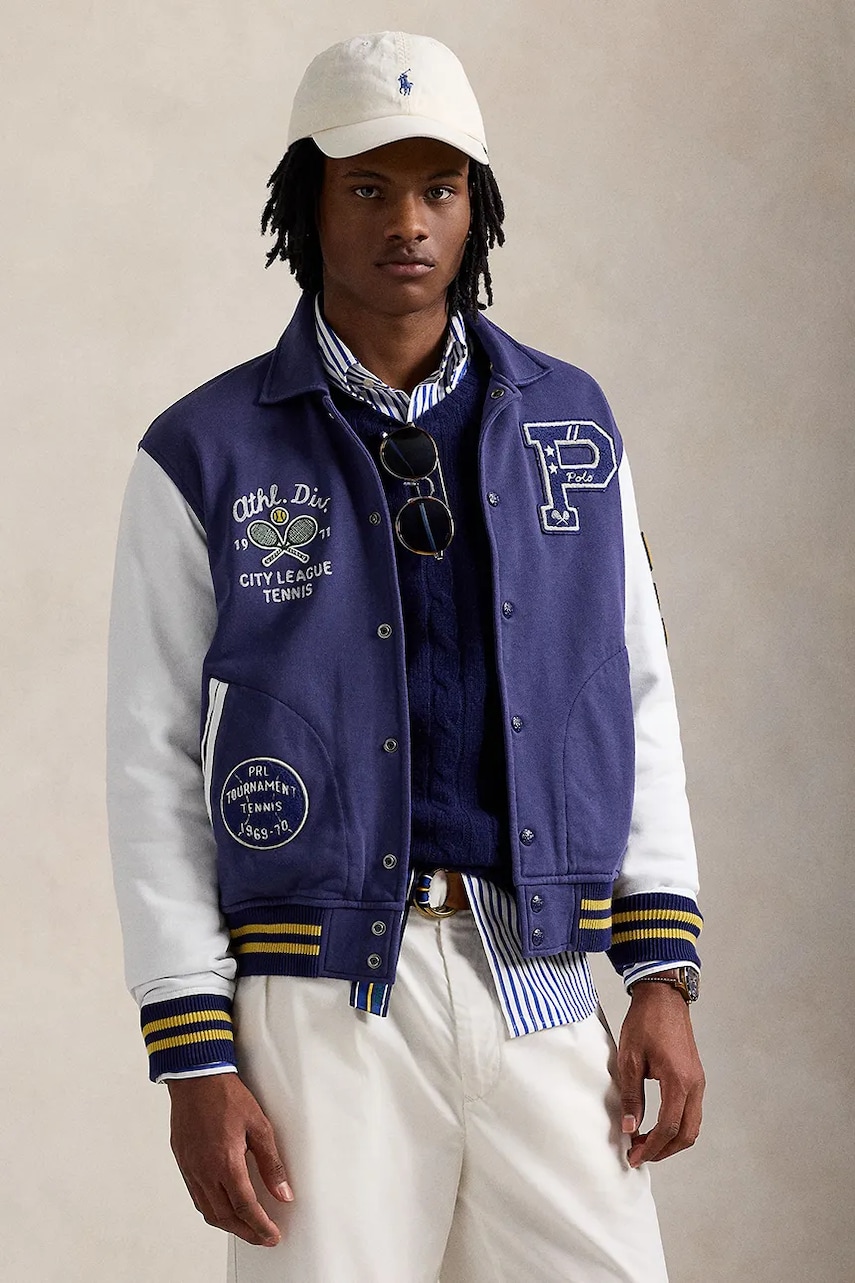Levně Mikina Polo Ralph Lauren pánská, tmavomodrá barva, s aplikací, 710964979