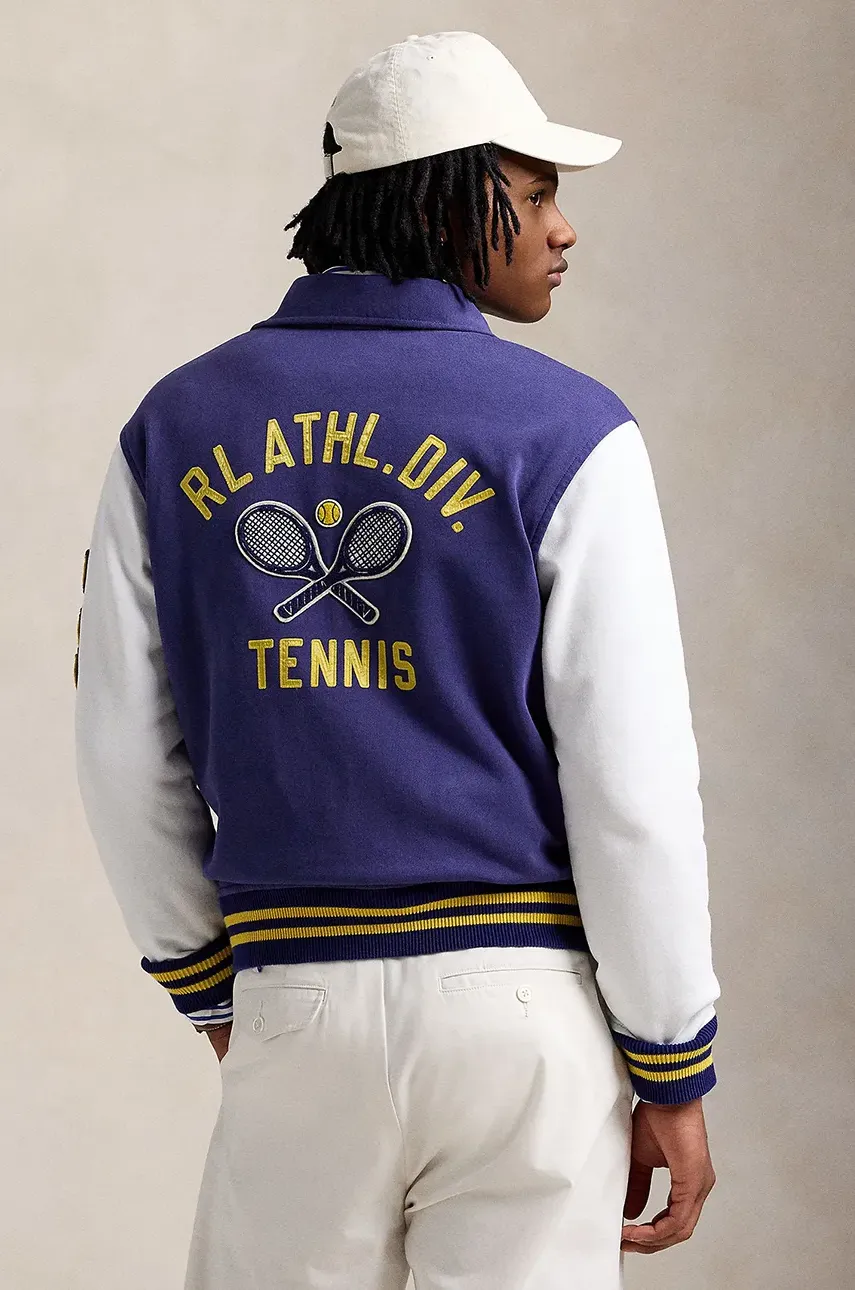 Кофта Polo Ralph Lauren мужская цвет синий с аппликацией 710964979 Кофта Polo Ralph Lauren мужская цвет синий с аппликацией 710964979
