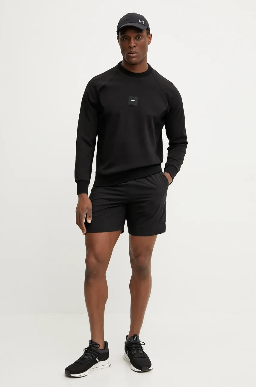 Кофта BOSS Green мужская цвет чёрный однотонная 50537214 Кофта BOSS Green мужская цвет чёрный однотонная 50537214