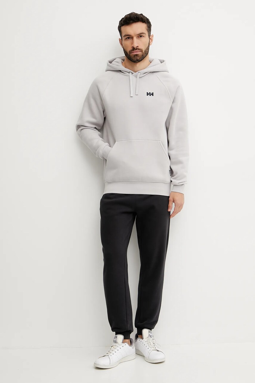 Кофта Helly Hansen ELEVATE мужская цвет серый с капюшоном однотонная 54282 Кофта Helly Hansen ELEVATE мужская цвет серый с капюшоном однотонная 54282