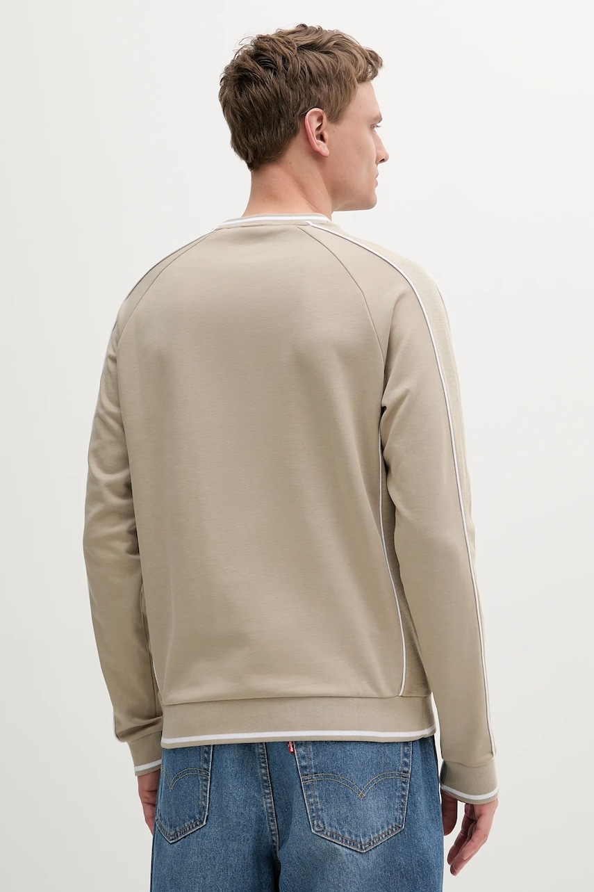 Кофта лаунж BOSS цвет бежевый с аппликацией 50540778 Кофта лаунж BOSS цвет бежевый с аппликацией 50540778