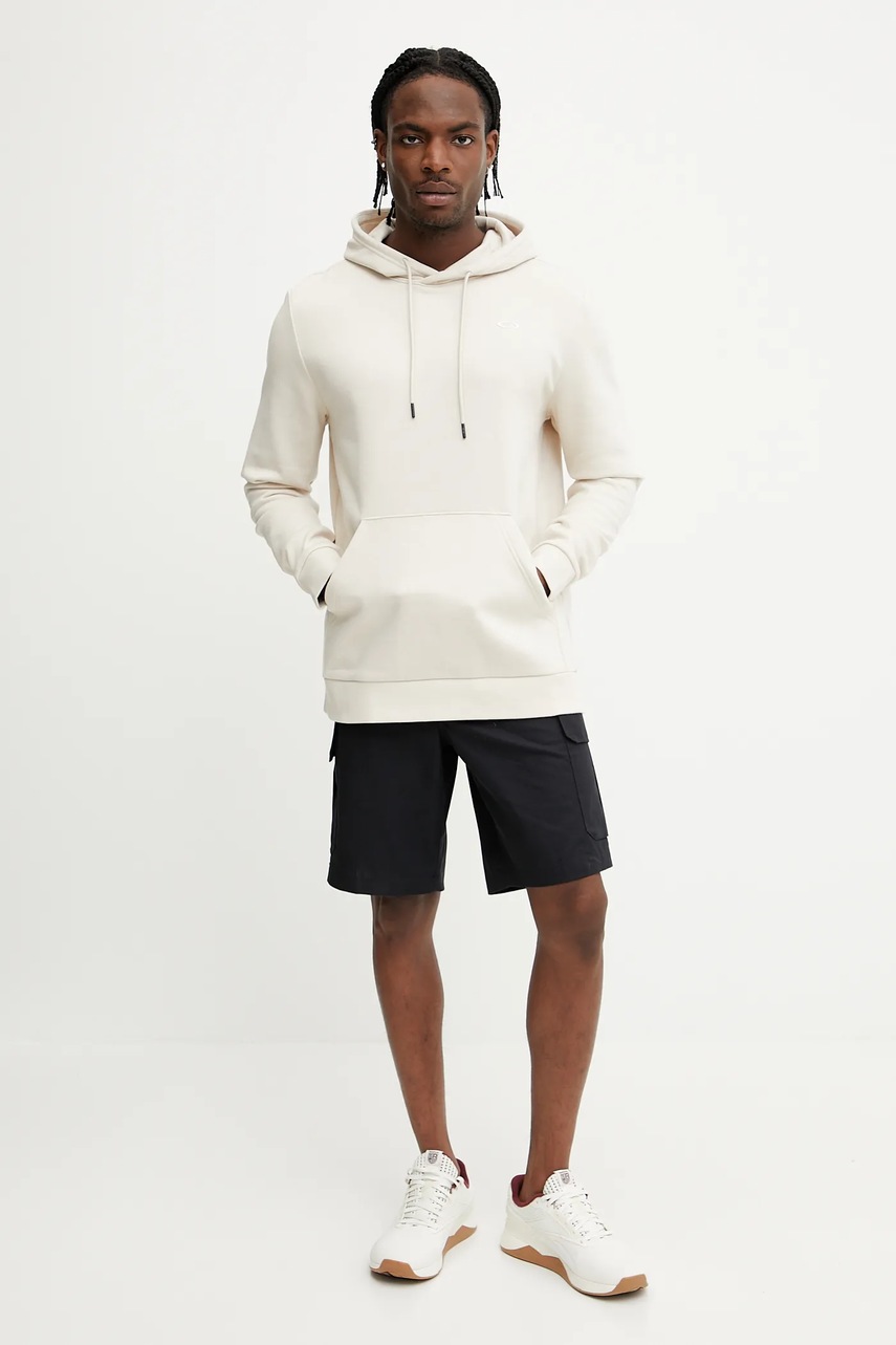 Μπλούζα Oakley RELAX χρώμα: μπεζ, FOA404847 φωτογραφία