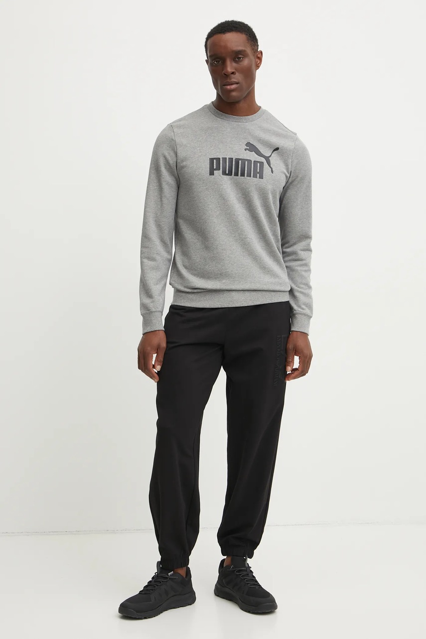 Кофта Puma мужская цвет серый с принтом 682560 Кофта Puma мужская цвет серый с принтом 682560