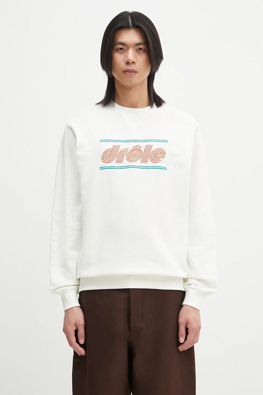 Drôle de Monsieur bluza bawełniana Le Sweatshirt Pique Tennis