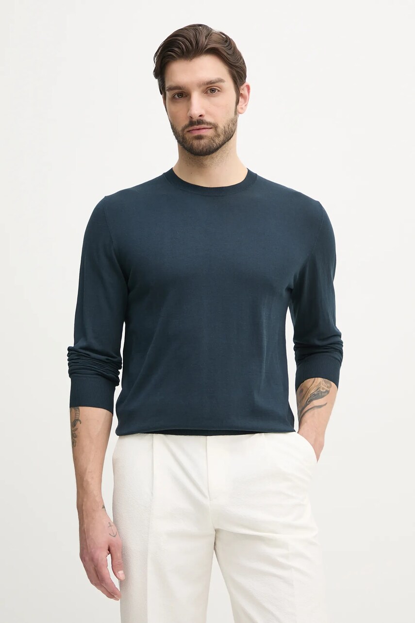 Levně Hedvábný svetr Marciano Guess zelená barva, 5GHR02 5861Z
