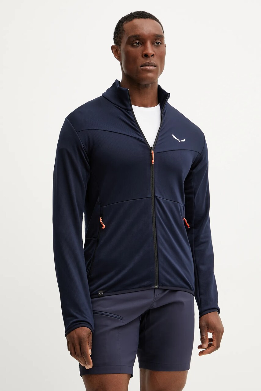 Salewa hanorac Puez Cammino culoarea bleumarin, neted, 00.0000029094