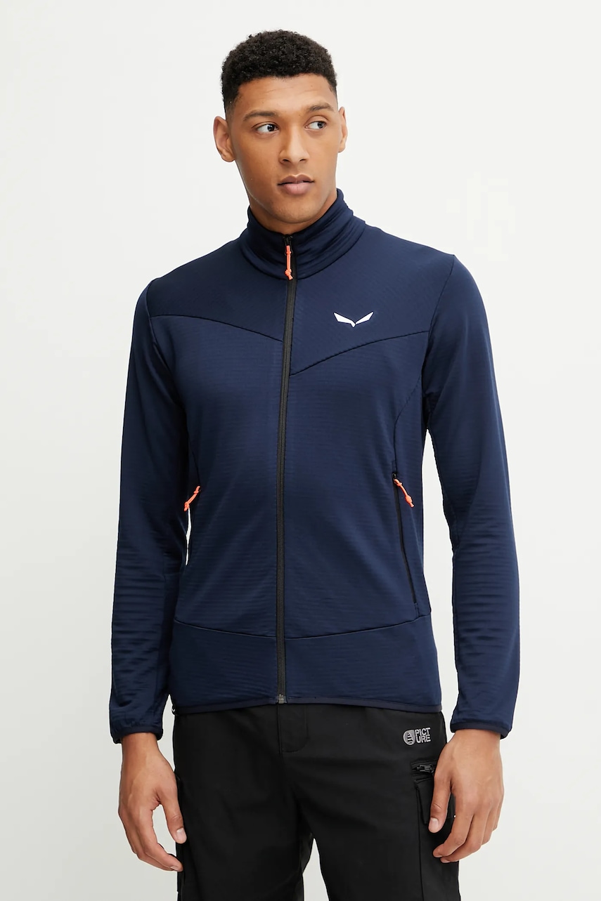 Salewa hanorac Puez Altavia culoarea bleumarin, neted, 00.0000029138
