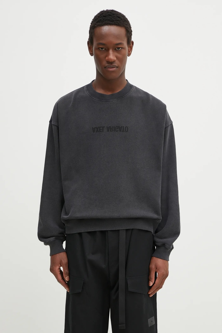 Axel Arigato hanorac de bumbac Distort Washed Sweatshirt