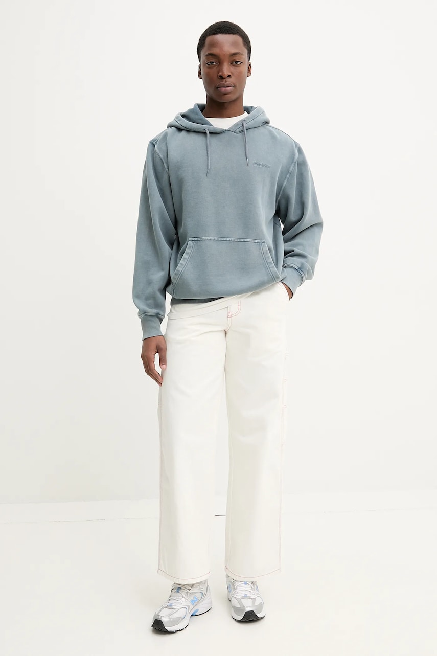 Кофта Dickies мужская с капюшоном однотонная DK0A866DG701 Кофта Dickies мужская с капюшоном однотонная DK0A866DG701