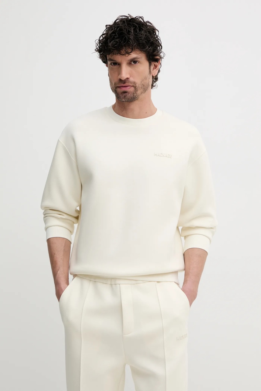 MACKAGE bluza barbati, culoarea bej, neted, JULIAN